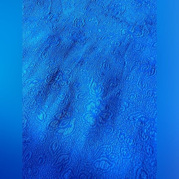 80s Vintage Northern Traditions Womens Blue 100% Silk Floral Flowy Top Small - Picture 4 of 10